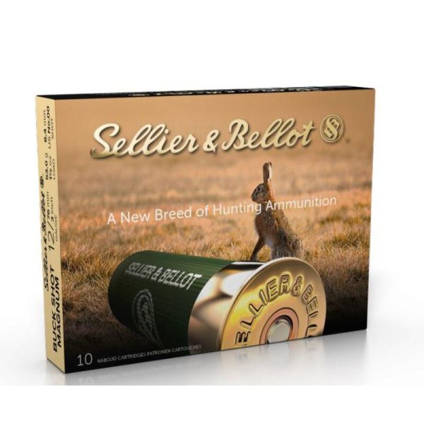 Sellier & bellot shotgun ammunition 12 ga 3" 1-7/8 oz 1214 fps #00 10/ct