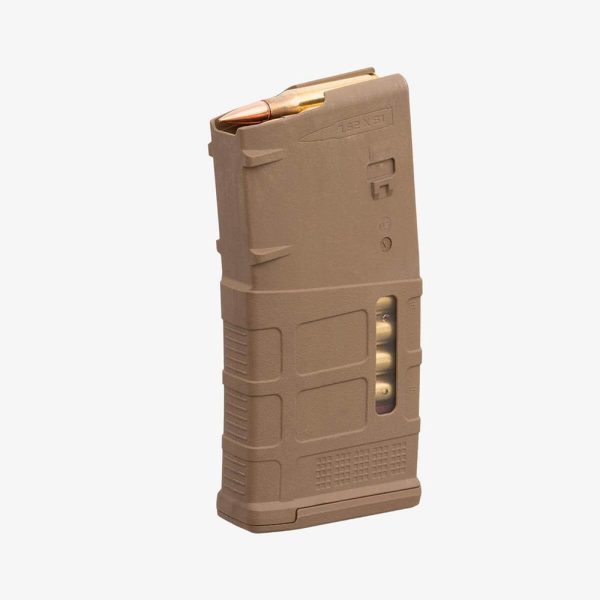Magpul pmag lr/sr gen m3 for sr25/m110 rifle magazine medium coyote tan 7. 62x51mm/. 308 win 20/rd