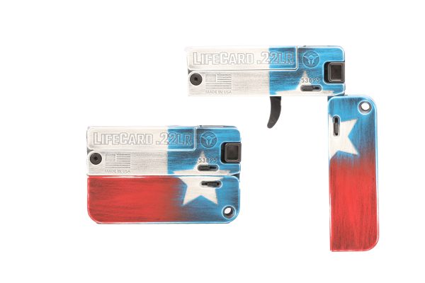 Trailblazer firearms lifecard 22lr texas flag
