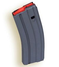 Asc ar family rifle magazine orange follower. 223 remington grey aluminum 30/rd