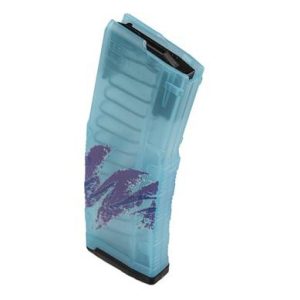 Amend2 ar-15 mod c teal printed jazz rifle magazine 5. 56mm/. 223 rem 30/rd