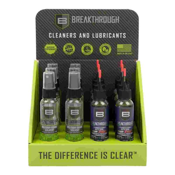 Allen breakthrough clean technologies cleaner and lubricant mini 12 pack display