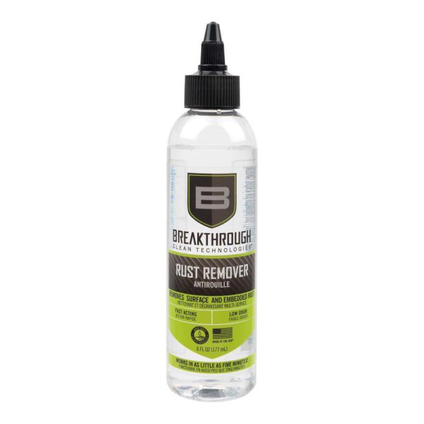 Breakthrough clean technologies rust remover 6 oz dispensing cone cap bottle