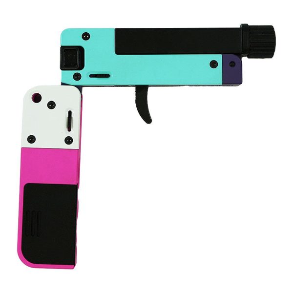 Lifecard handgun. 22 lr single shot 2. 5" threaded barrel confetti
