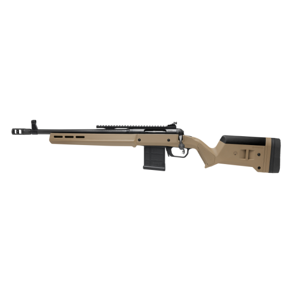Savage arms 110 magpul scout left hand rifle 400 legend 10rd magazine 16. 5" 5/8x24 threaded barrel fde