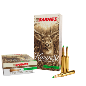 Barnes harvest sierra tipped gameking ammunition. 270 win 140gr pt 2960 fps 20/ct