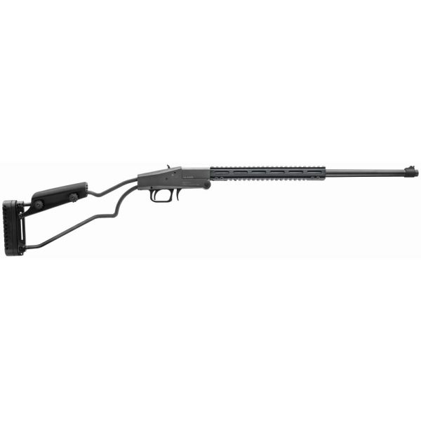 Chiappa big badger folding shotgun. 410 3" chamber single shot 20" 1/2x28 threaded barrel black