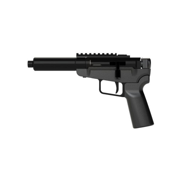 Dark mountain stowaway handgun 9mm luger single shot 5" 1/2x28 threaded barrel black