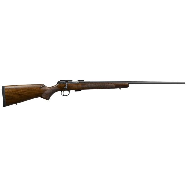 Cz 457 american. 22 wmr 5rd magazine 24. 8" barrel blued walnut stock