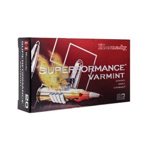 Hornady superformance rifle ammunition. 17 hornet 20 gr v-max 3650 fps - 25/box