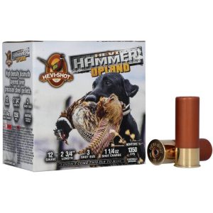Hevi-shot hevi-hammer shotshell 12 ga 2-3/4" 1-1/4 oz 1350 fps 3 25/rd