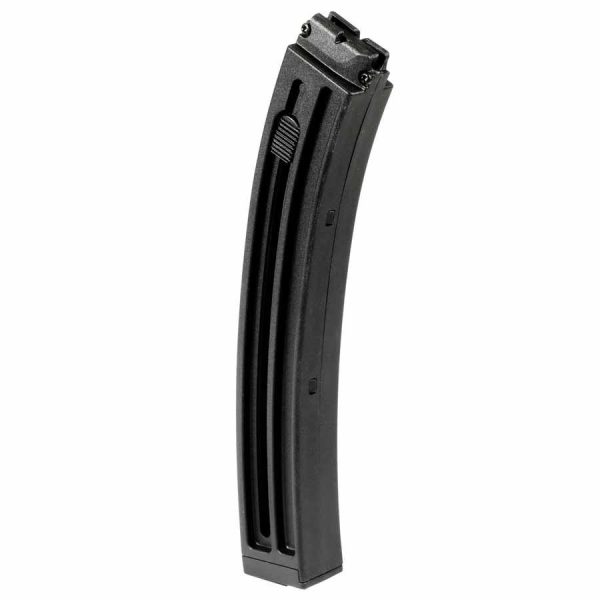 H&k mp5 rifle magazine black. 22 lr 25/rd