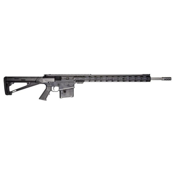 Glfa long action rifle 7mm rem mag 5rd magazine 24" 5/8x24 threaded barrel black
