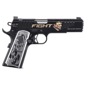 Auto-ordnance trump fight 1911 handgun. 45 acp 7rd magazine 5" barrel