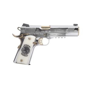 Girsan mc1911 liberador handgun. 38 super 9rd magazine 5" barrel stainless steel mexican coat of arms