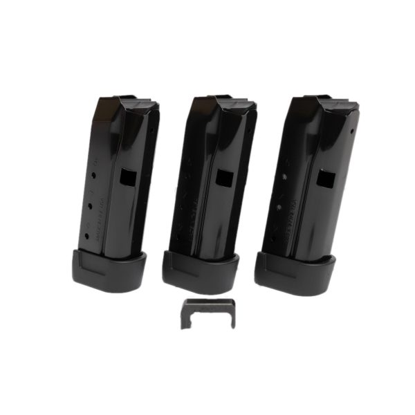 Shield arms z9 handgun magazine for glock 43 black 9mm luger 9/rd 3/ct