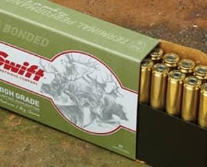 Swift a-frame rifle ammunition 7mm rem mag 160 gr a-frame 2899 fps 20/ct