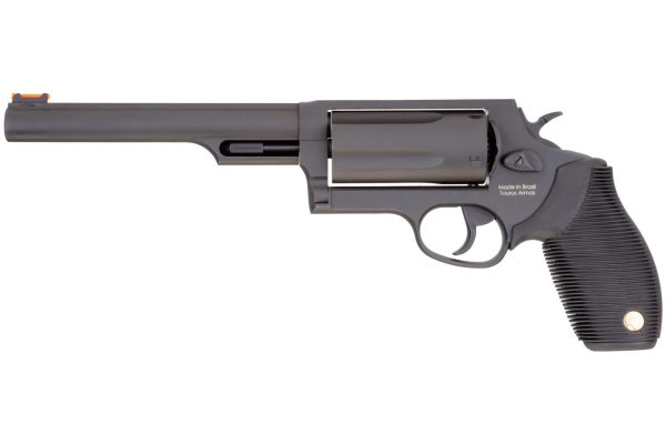 Taurus judge magnum handgun. 45 colt/. 410ga 3" chamber 6. 5" barrel matte black engraved frame