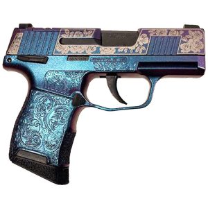 Sig sauer p365-380-bss-ms exclusive "guns & roses" mongoose purple handgun. 380 10rd magazines (2) 3. 1" barrel
