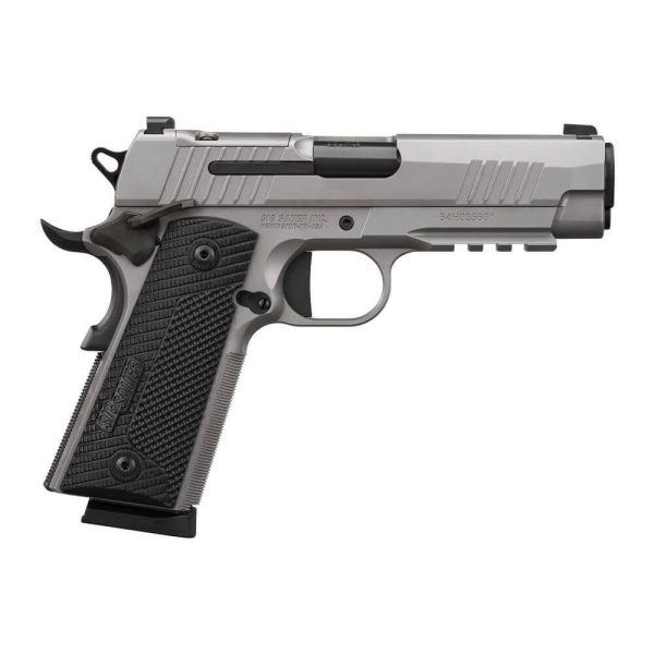 Sig sauer xcarry stainless handgun. 45 auto 8rd magazines(2) 4. 5" barrel optic ready sao