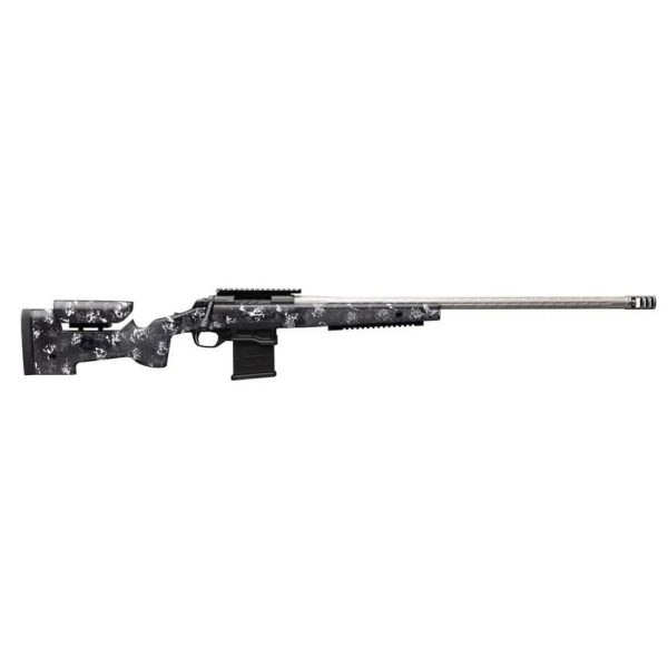 Browning x-bolt target pro mcmillan rifle 6mm creedmore 10rd magazine 26" 5/8x24 threaded barrel black