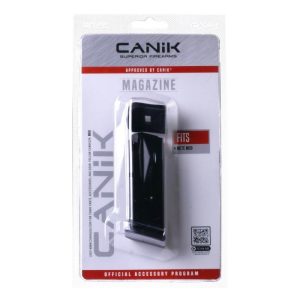 Canik mete mc9 handgun magazine with grip extension black 9mm luger 10/rd