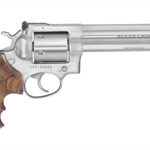 Ruger gp100 357mag ss unfluted 6"