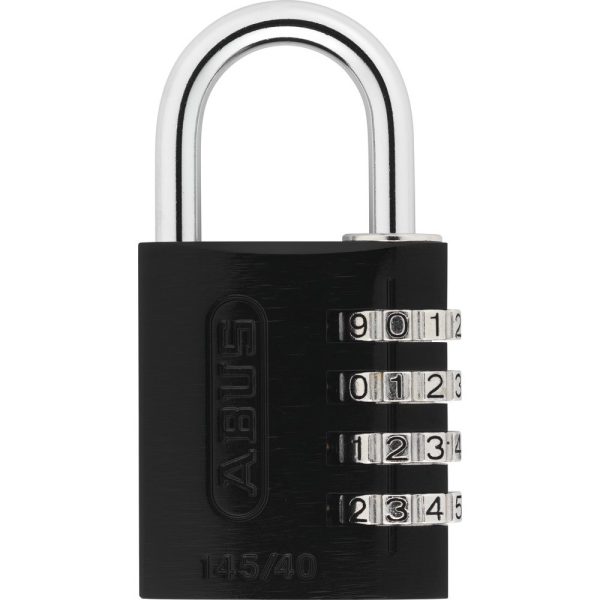 Combination lock 145 - 4-dial, black