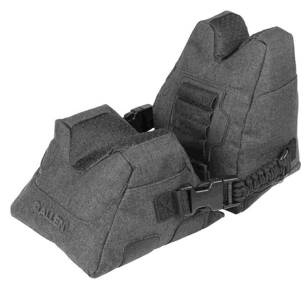 Allen eliminator filled bench bag front and rear set grey