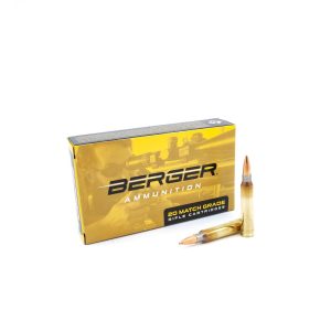 Berger rifle ammunition. 223 rem 73gr bt target 2820 fps 20/ct