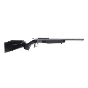 Cva scout td single shot rifle. 444 marlin. 22" threaded stainless barrel black stock 0 moa pic rail