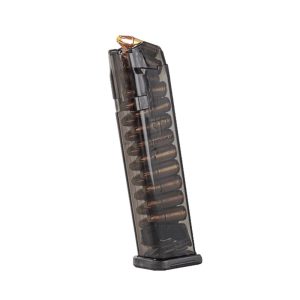 Elite tactical systems carbon smoke glock 17 handgun magazine 9mm luger 22/rd
