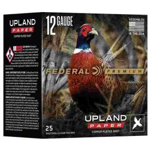 Federal premium upland paper shotshells 12ga 2-3/4" 1-1/4oz 1330 fps #6 25/ct