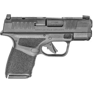 Springfield armory hellcat micro compact osp handgun gear up package 9mm luger 10rd (5) magazines 3" barrel black with bag and viridian green dot