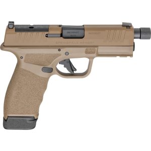 Springfield armory hellcat pro osp handgun 9mm luger 15rd & 17rd magazines 4. 4" threaded barrel fde