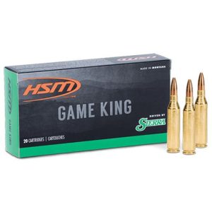 Hsm gameking rifle ammunition. 30-40 krag 150gr sp 20/ct