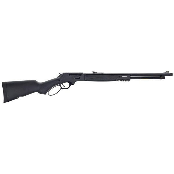 Henry lever action x model rifle. 360 buckhammer 5rd capacity 21. 375" threaded barrel synthetic stock fiber sights