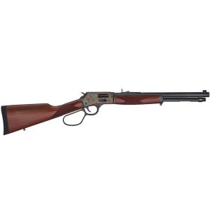 Henry big boy color case hardened side gate carbine rifle. 45 colt 7rd magazine 16. 5" barrel walnut