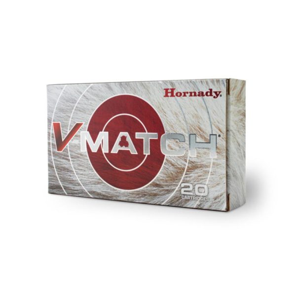 Hornady v-match eld-vt rifle ammunition 6mm arc 80gr pt 3020 fps 20/ct