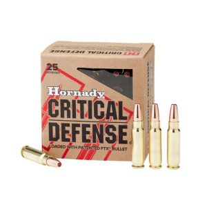 Hornady critical defense ammunition 5. 7x28 fn 40gr ftx 25/ct
