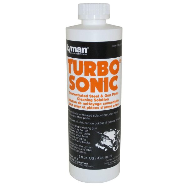 Lyman turbo sonic ultrasonic steel & gun parts cleaning solution - 16 oz
