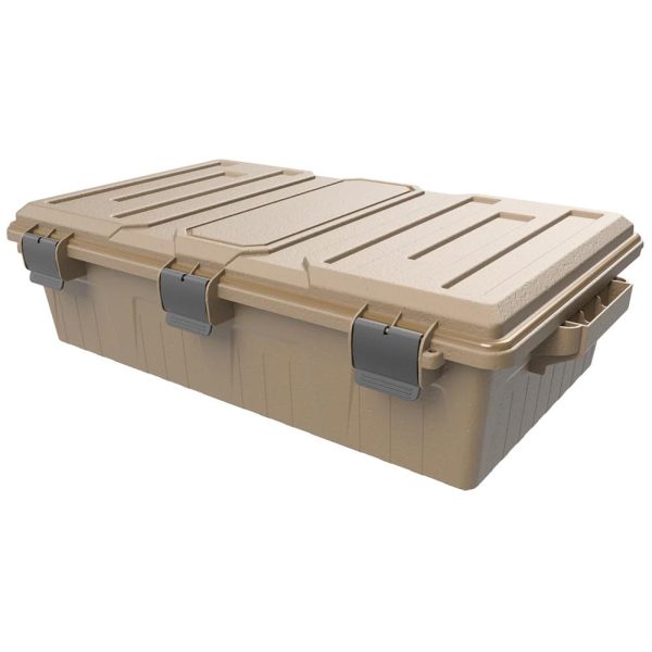 Mtm large ammo crate divided utility box dark earth