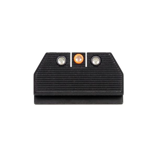 Night fision optics ready stealth night sight set orange front black back for cz p-10 c/f/s
