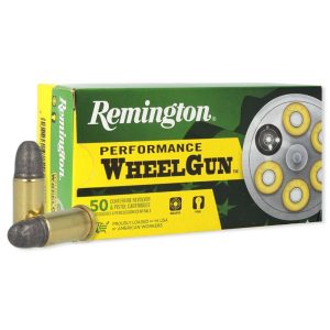 Remington performance wheel gun ammunition. 38 s&w 146 gr lrn 685 fps 50/ct