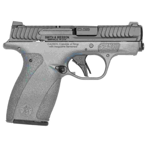 S&w exclusive "blue titanium" m&p bodyguard 2. 0 no thumb safety handgun. 380 auto 10(1)&12(1)rd magazines 2. 75" barrel titan blue grip