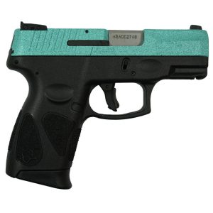 Taurus g2c "robin's egg blue glitter" handgun 9mm luger 12rd magazines(2) 3. 2" barrel