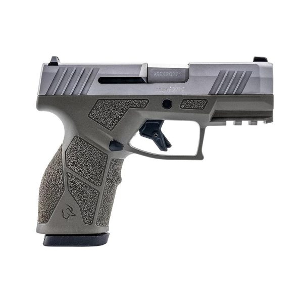 Taurus gx2 handgun 9mm luger 10rd magazines (2) 3. 38" barrel od green frame/stainless slide