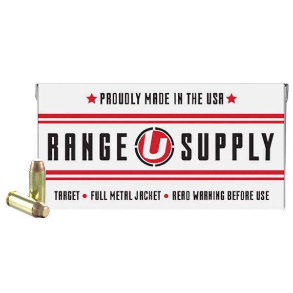Underwood range supply handgun ammunition 10mm auto 180 grain fmj 1250 fps 50/ct