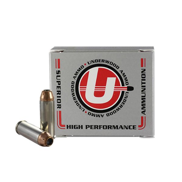 Underwood ammo xtp jacketed hollow point handgun ammunition 45 colt (+p) 250gr jhp 1400 fps 20/ct