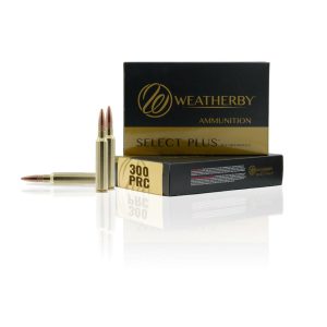 Weatherby select plus rifle ammo. 300 prc 180 gr. Bthp 2950 fps 20/ct